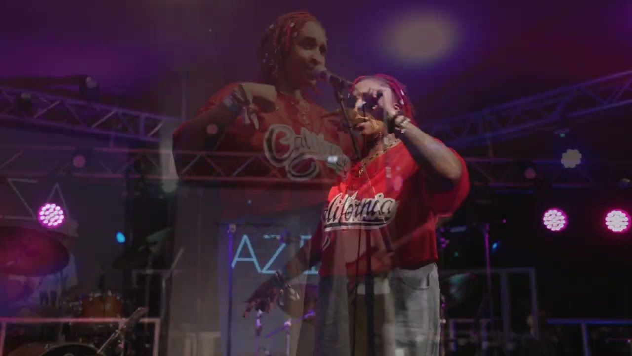AZIZA JAYE performing live
