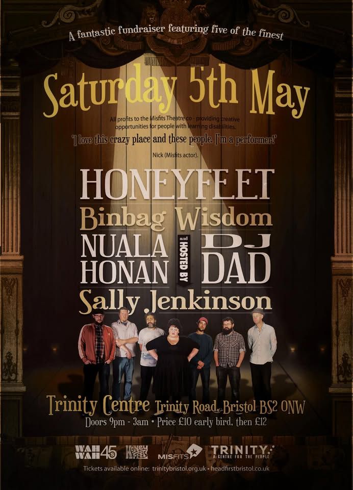 Honeyfeet Album Launch & Fundraiser for Misfits Theatre Co.