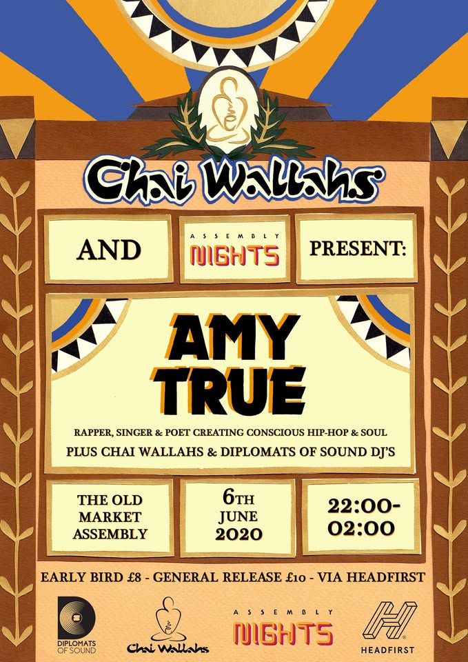 POSTPONED! Chai Wallahs Presents: Amy True