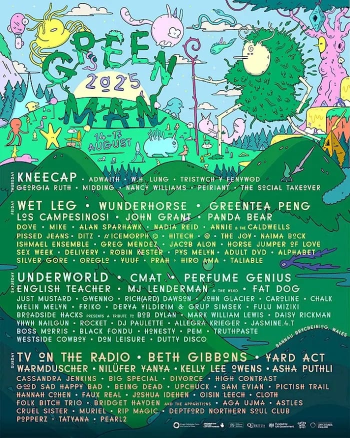 Greenman Festival 2025 poster