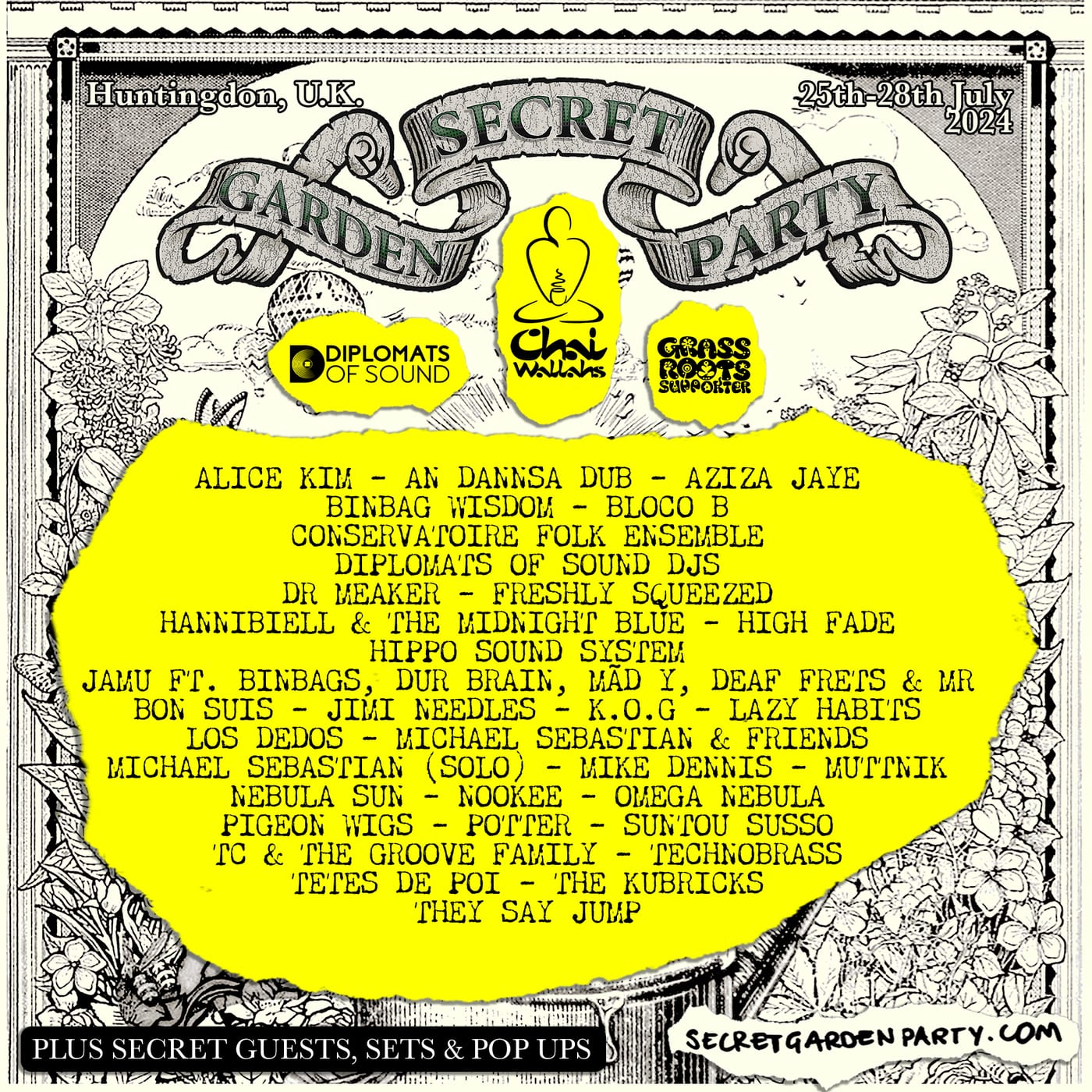 Secret Garden Party poster